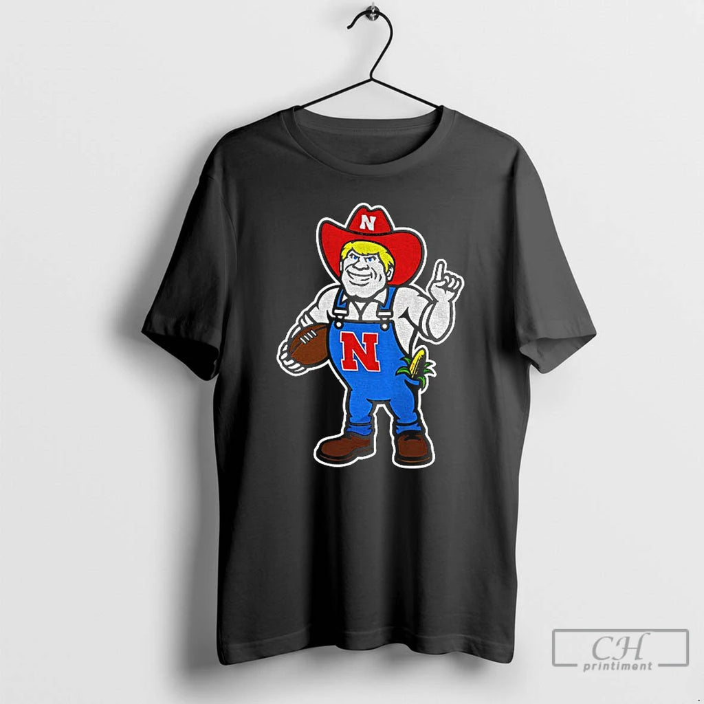 Classic Ryan Fitzpatrick Nebraska Huskers Herbie Mark Mascot T Shirts Hoodie Longsleeve