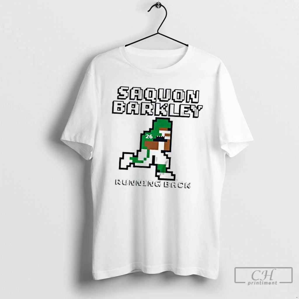 Classic Saquon Barkley Retro Baller Running Back T Shirts