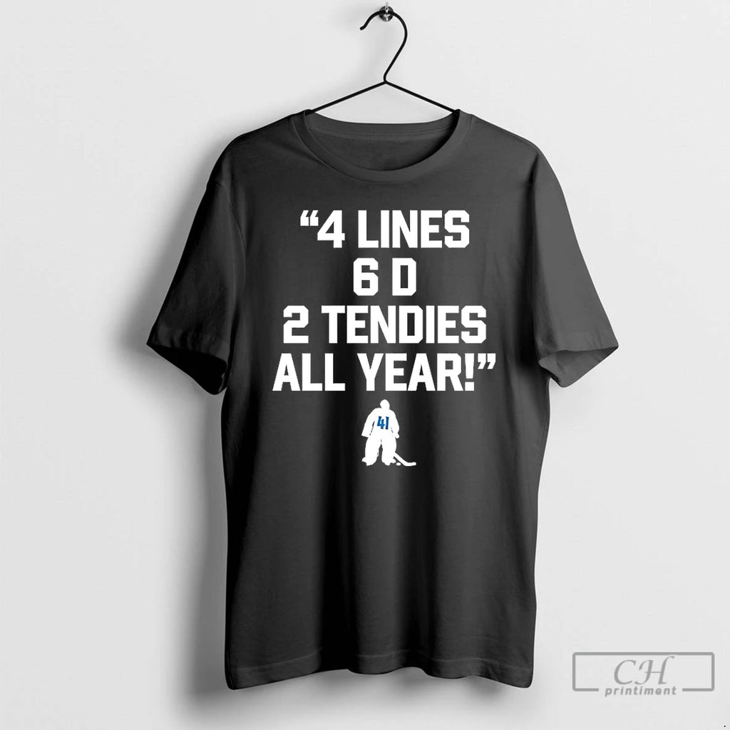 Classic Scott Wedgewood 4 Lines 6 D 2 Tendies All Year T Shirts Hoodie Longsleeve