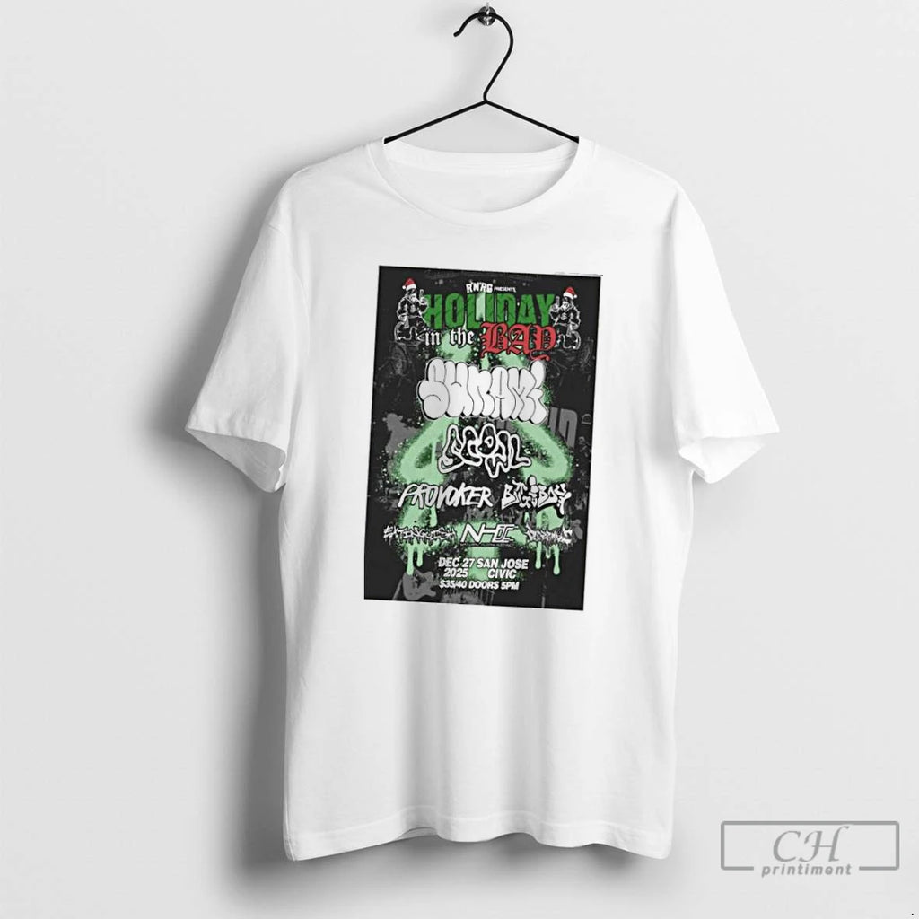 Classic Scowl Sunami San Jose Civic San Jose Ca Dec 27 2025 T Shirts