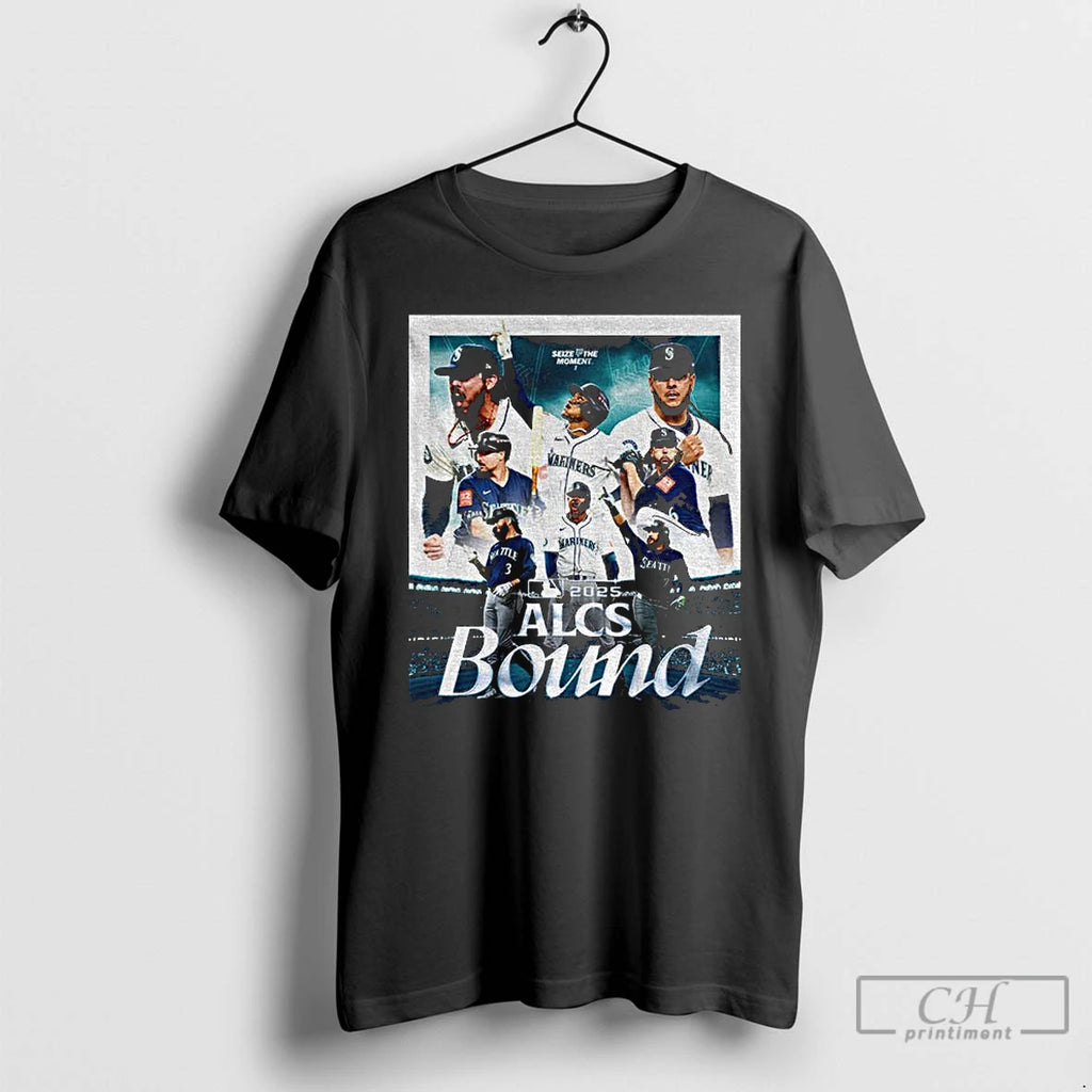 Classic Seattle Mariners 2025 American League Division Series Champions Alcs Bound T Shirts