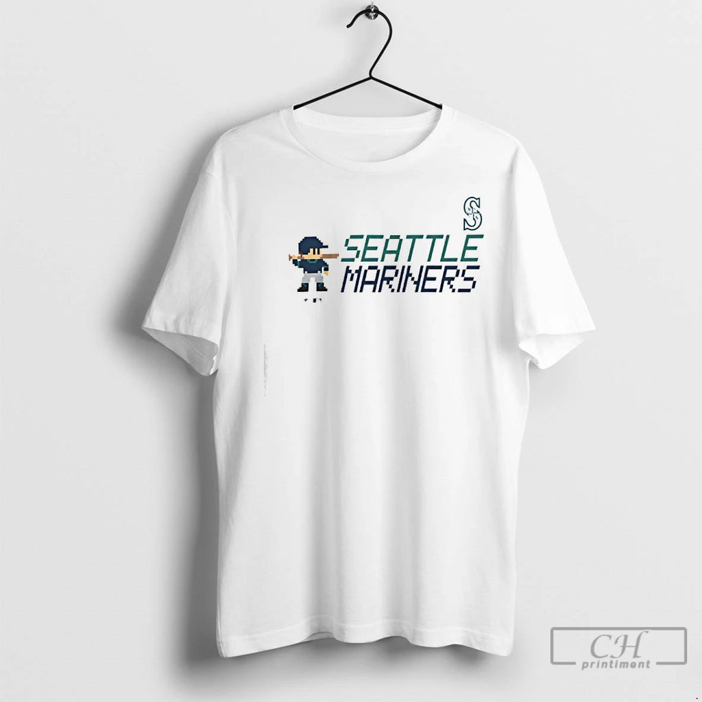 Classic Seattle Mariners 8 Bit Baseball
