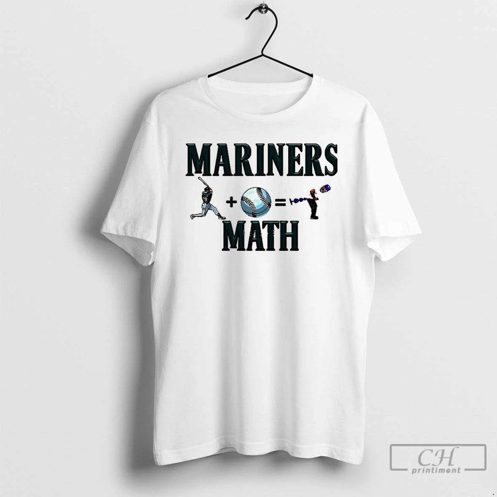 Classic Seattle Mariners Math Meme T Shirts