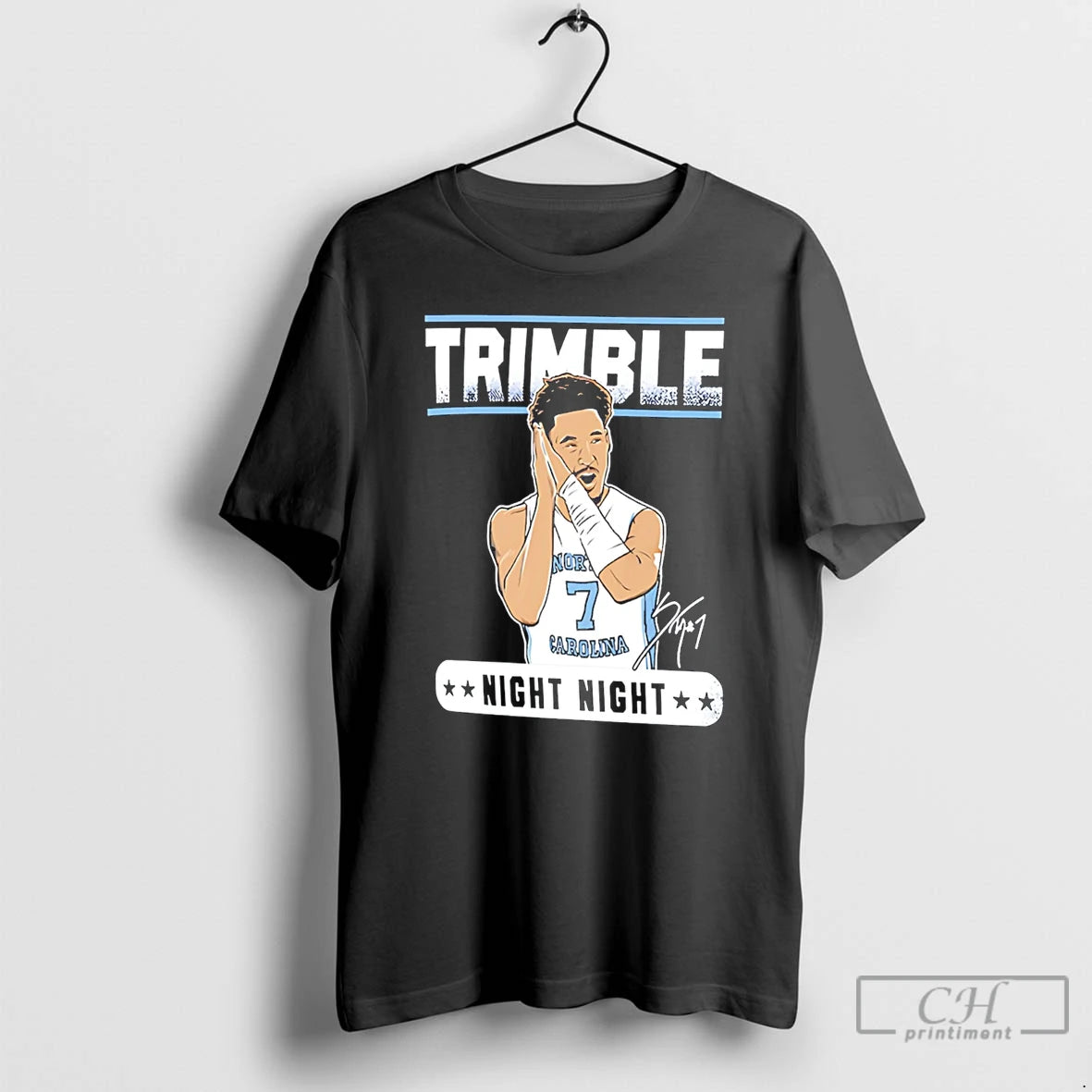 Classic Seth Trimble North Carolina Tar Heels Night Night