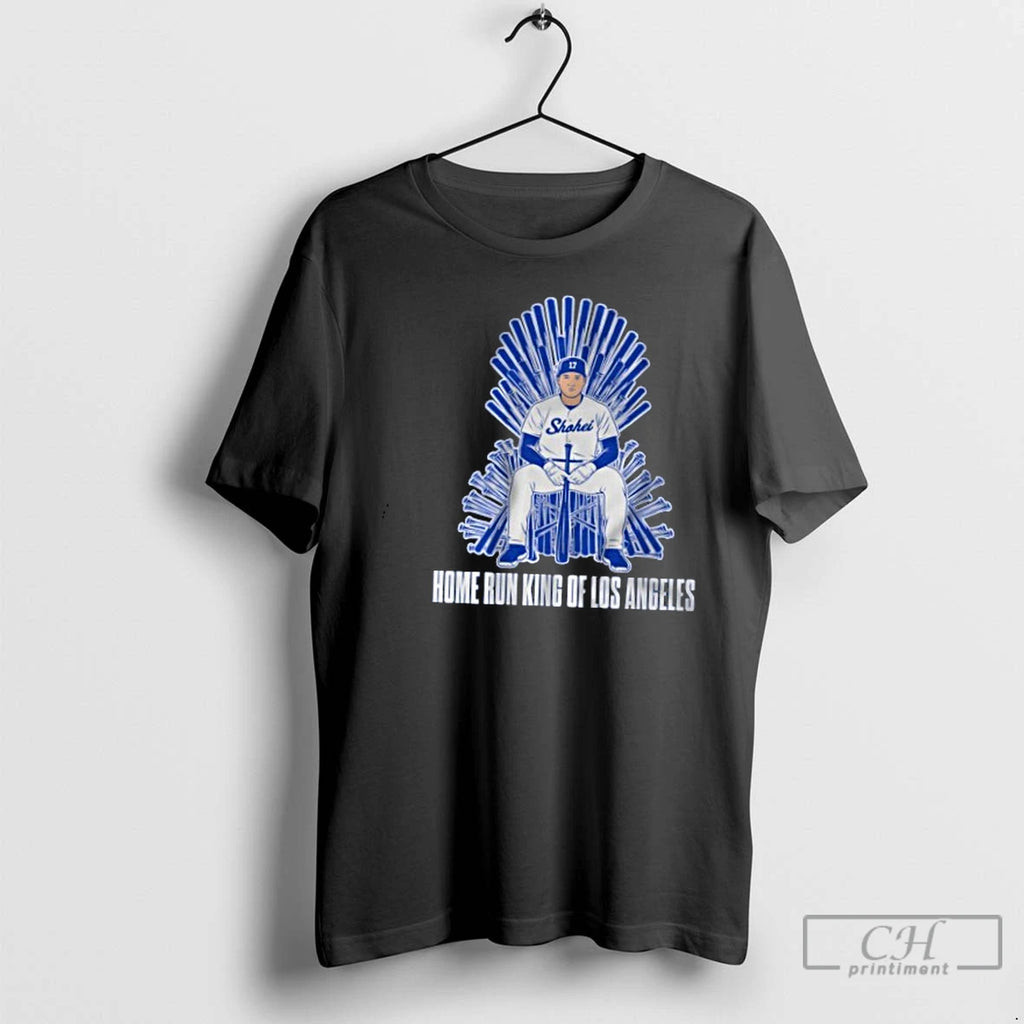 Classic Shohei Ohtani Home Run King Of Los Angeles T Shirts