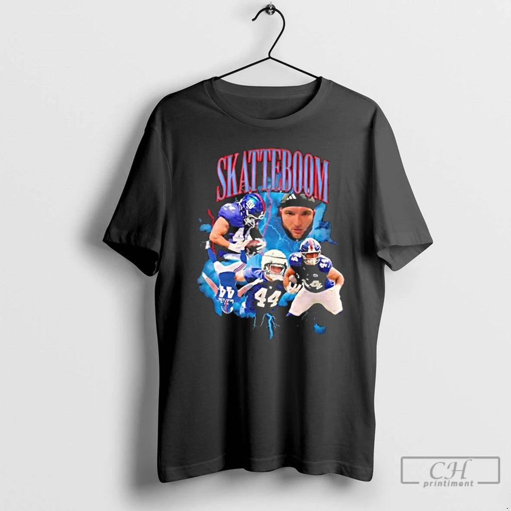 Classic Skatteboom Cam Skattebo New York Giants Football Graphic T Shirts Hoodie Longsleeve