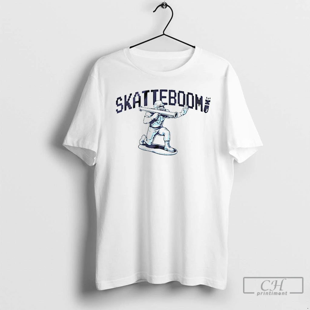 Classic Skatteboom Cam Skattebo New York Giants Mens White Tee T Shirts