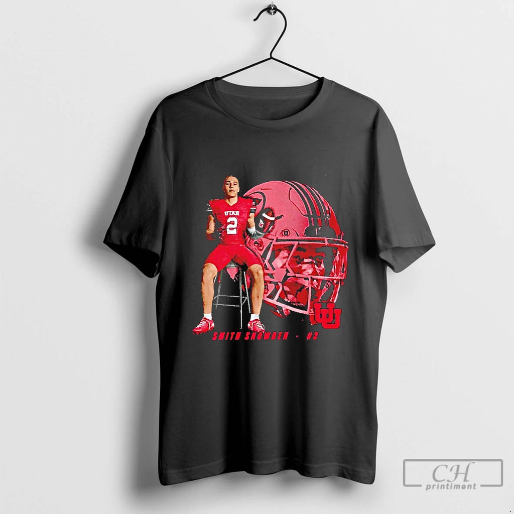 Classic Smith Snowden Utah Utes Football Player Portrait Blackshirt T Shirts