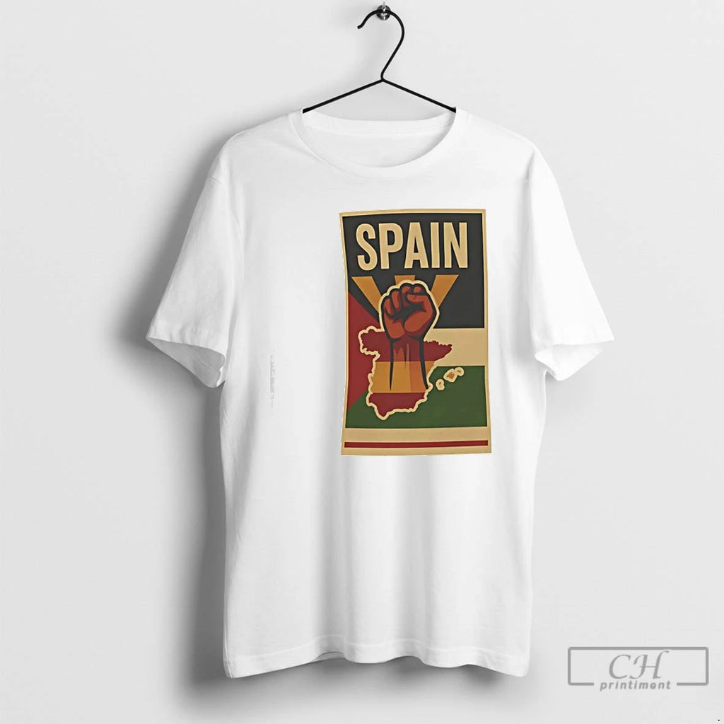 Classic Spain Support Palestine T Shirts