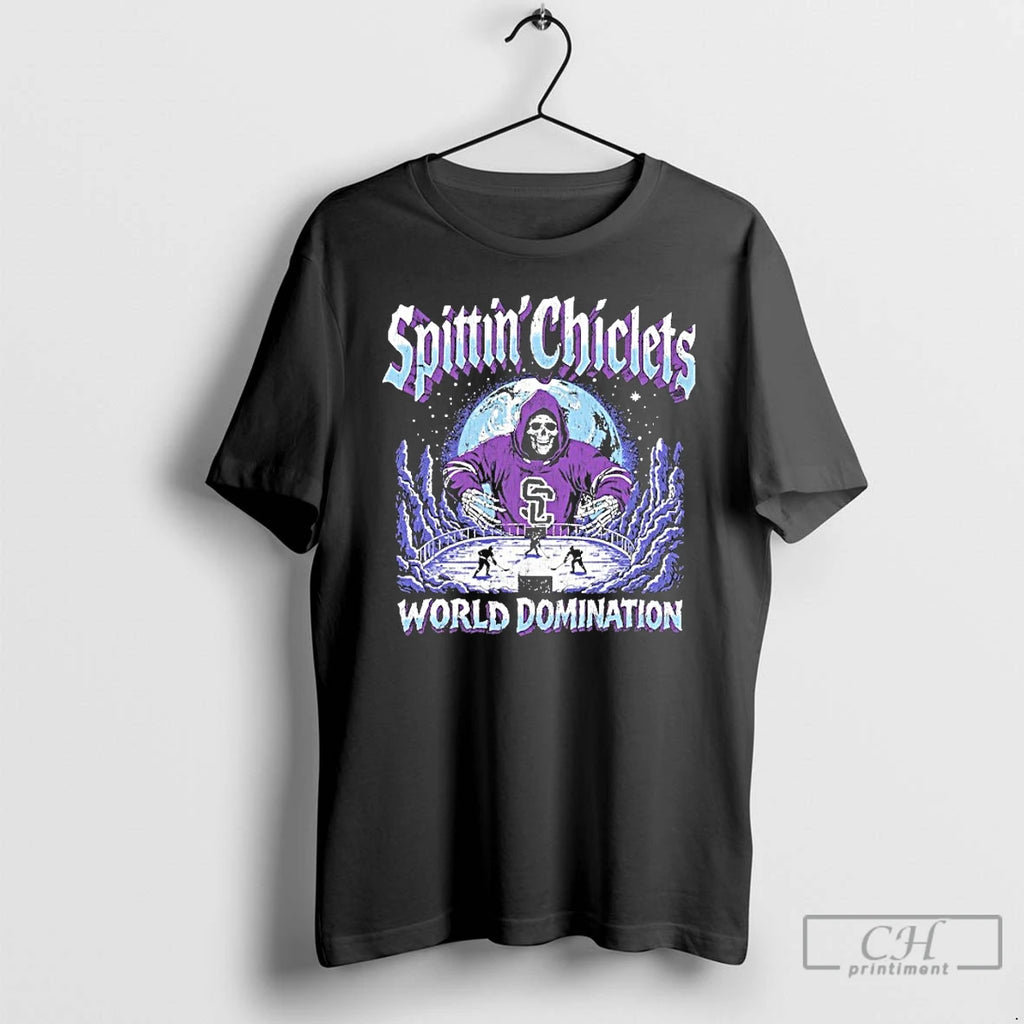 Classic Spittin Chiclets World Domination T Shirts