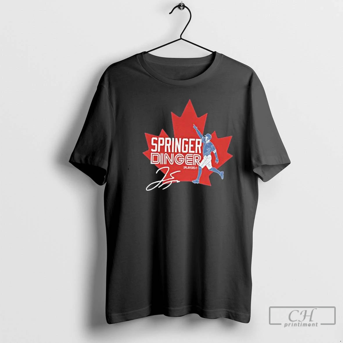Classic Springer Dinger Toronto Blue Jays Signature T Shirts