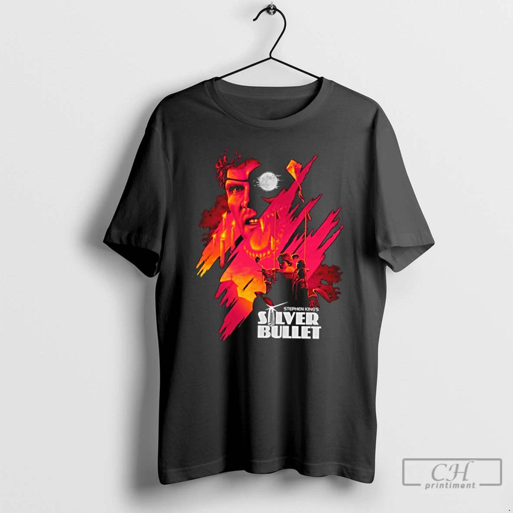 Classic Stephen Kings Silver Bullet T Shirts Hoodie Longsleeve