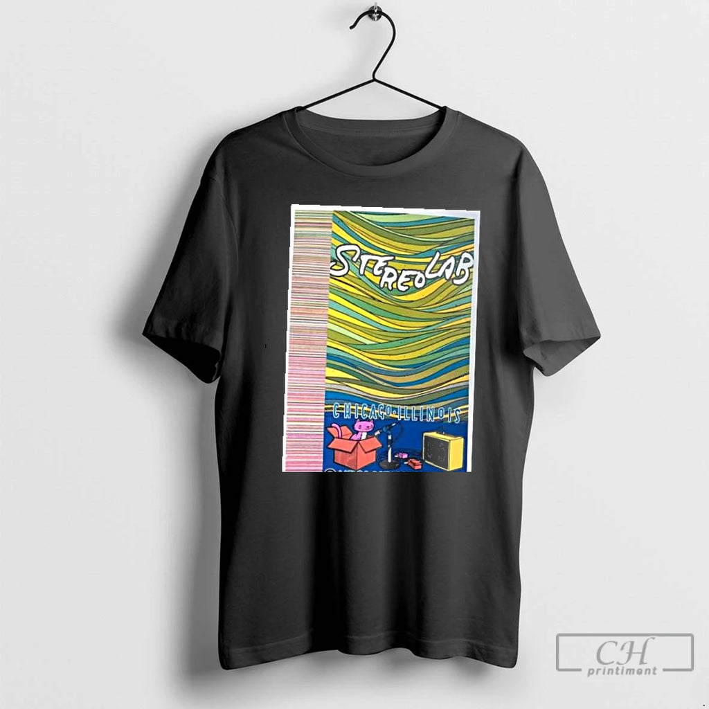 Classic Stereolab Chicago Il Shows October 9 10 2025 T Shirts