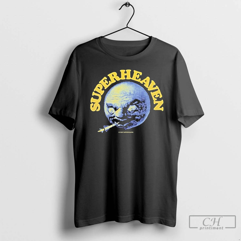 Classic Superheaven Mr Moon Rocket T Shirts Hoodie Longsleeve