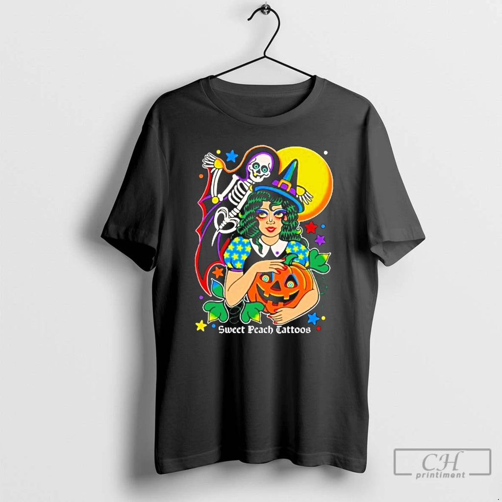 Classic Sweet Peach Parfait Halloween T Shirts Hoodie Longsleeve