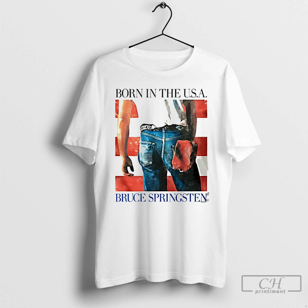Classic Taylor Born In The Usa Bruce Springsteen T Shirts Hoodie Longsleeve