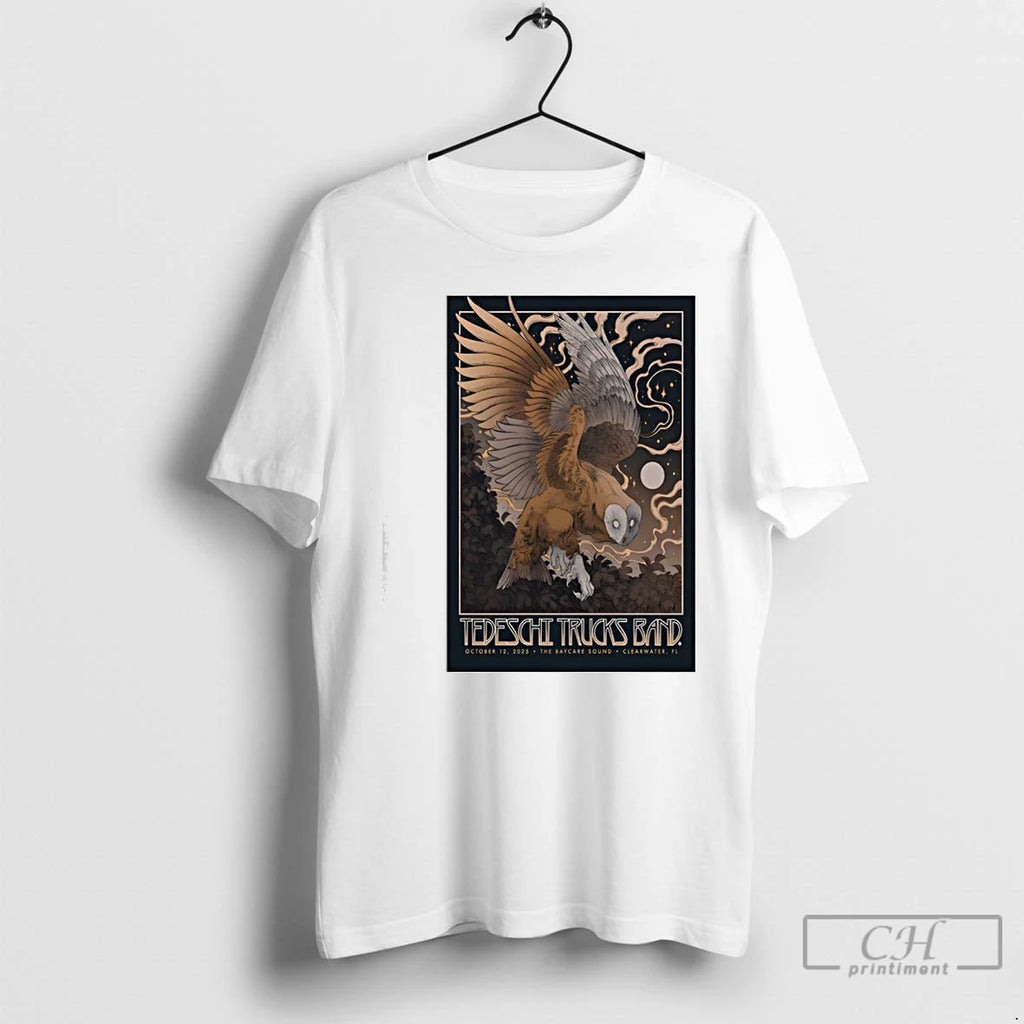 Classic Tedeschi Trucks Band Clearwater Fl Tour 2025 Tour T Shirts