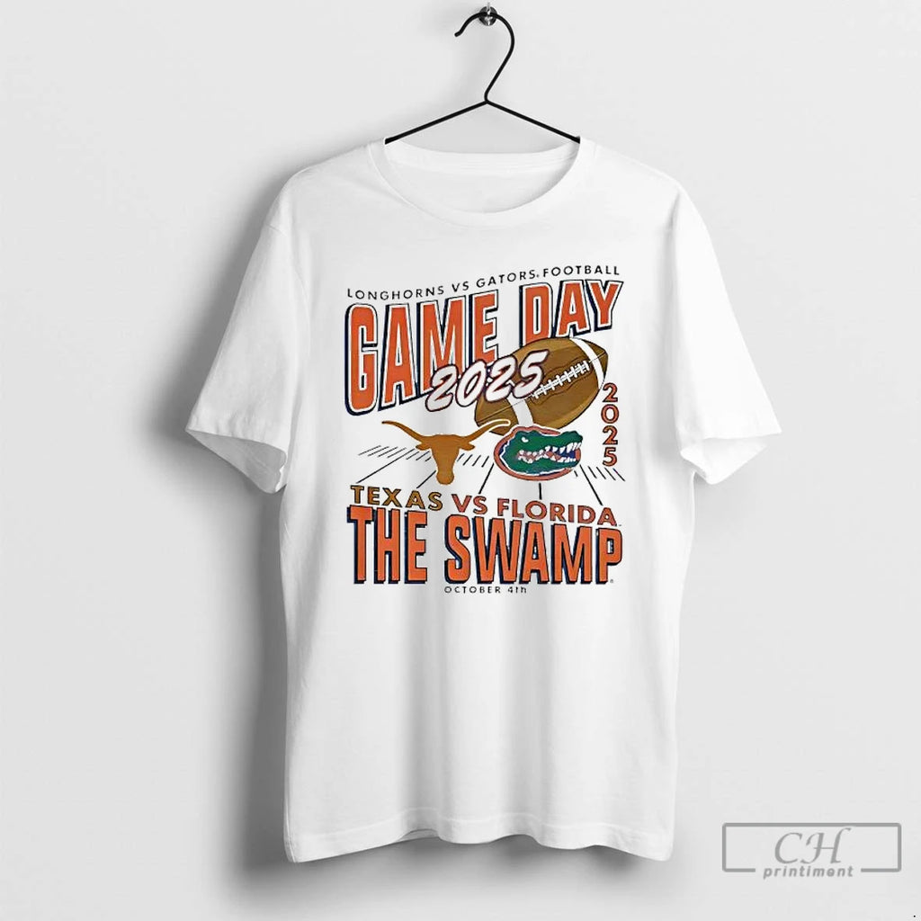 Classic Texas Longhorns And Florida Gators Football Game Day 2025 The Swamp October 4th 2025
