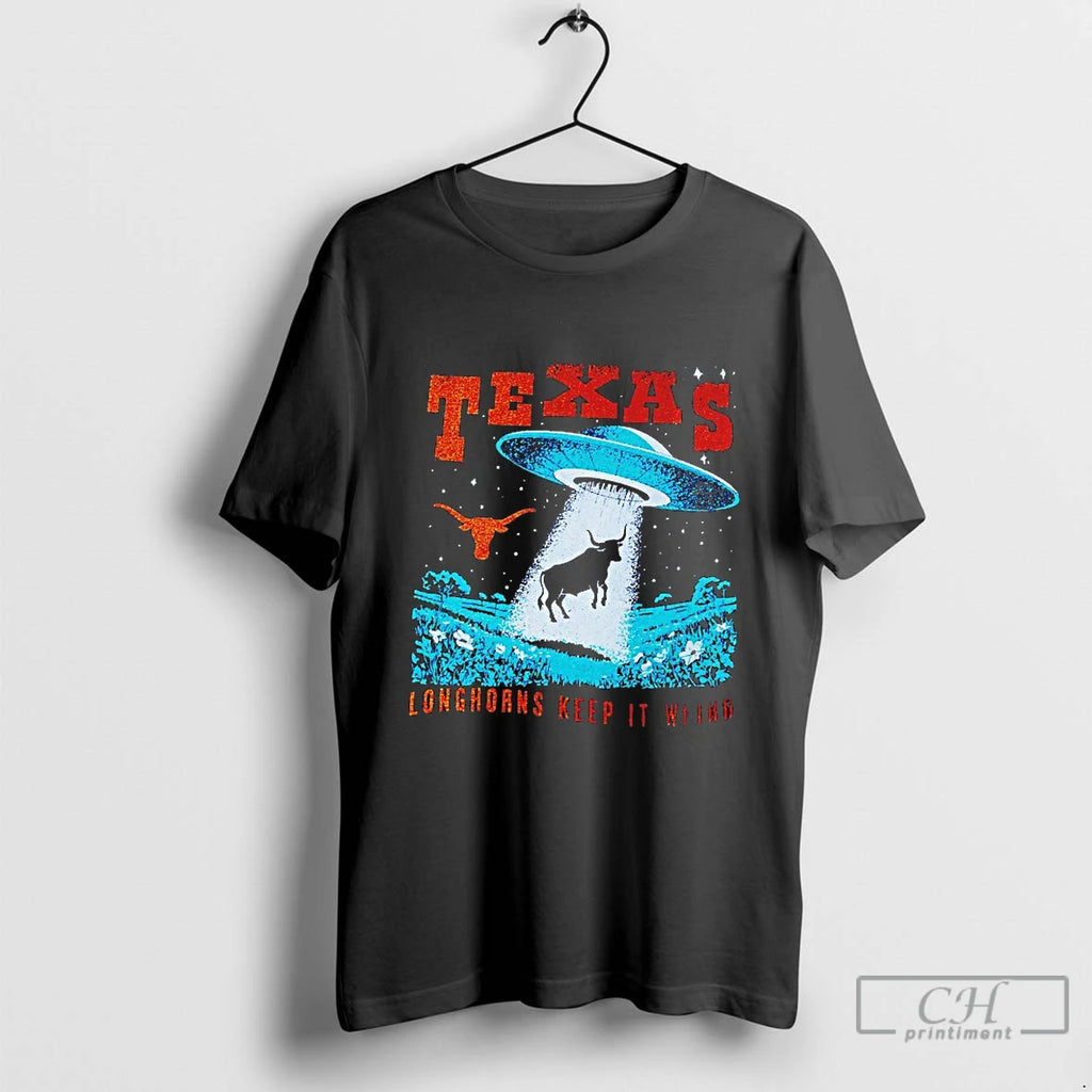 Classic Texas Longhorns Keep It Weird Blackshirt T Shirts