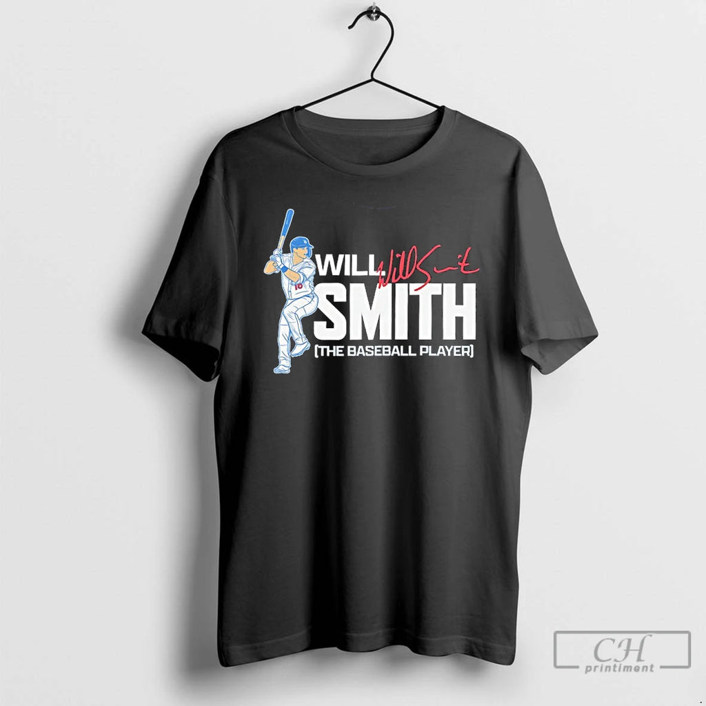 Classic The Baseball Player Will Smith Los Angeles Dodgers Signature T Shirts Hoodie Longsleeve