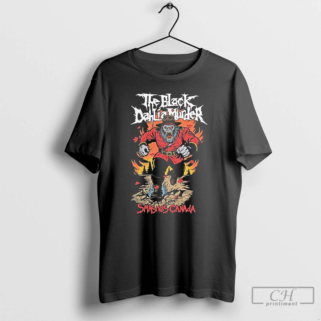 Classic The Black Dahlia Murder Smashes Canada T Shirts