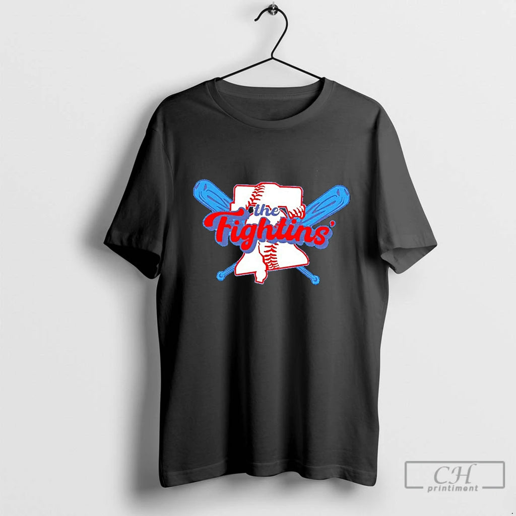 Classic The Fightins Philadelphia Phillies Postseason Blackshirt T Shirts