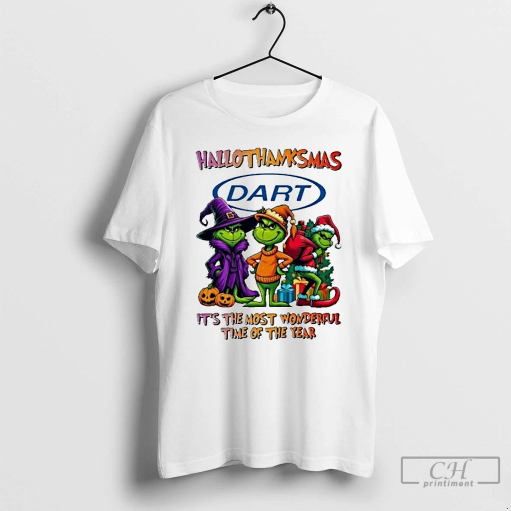 Classic The Grinch Dart Container Logo Hallothanksmas Its The Most Wonderful Time Of The Year