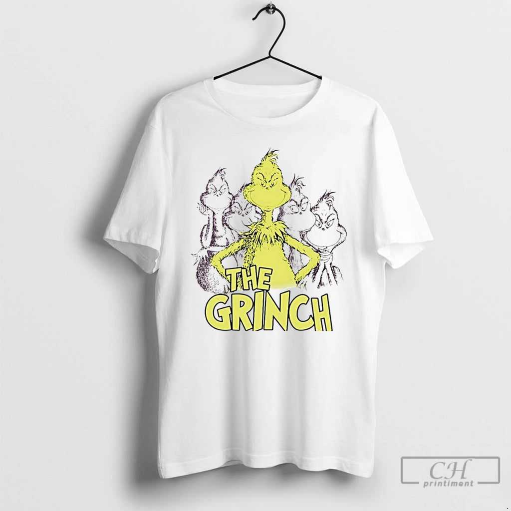 Classic The Grinch Youre A Mean One Graphic White T Shirts