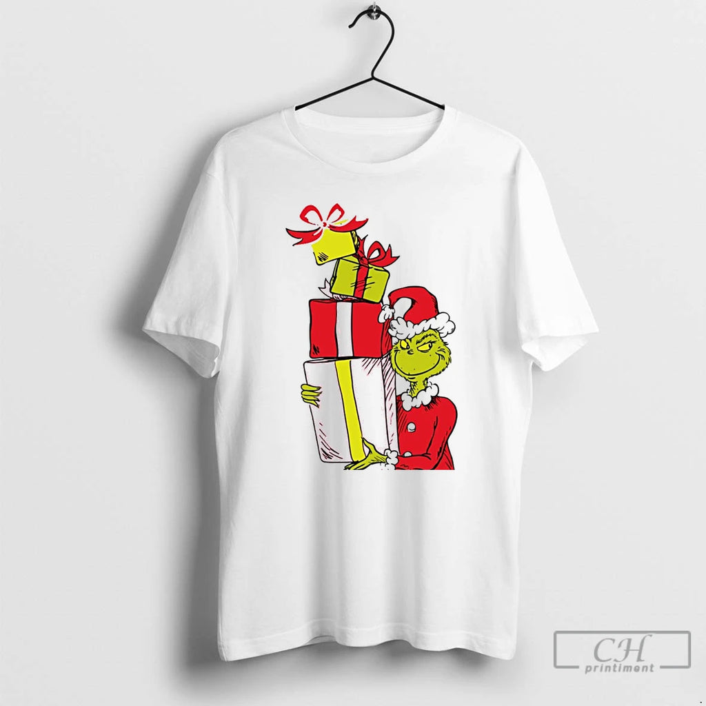 Classic The Grinchs Christmas Present White T Shirts