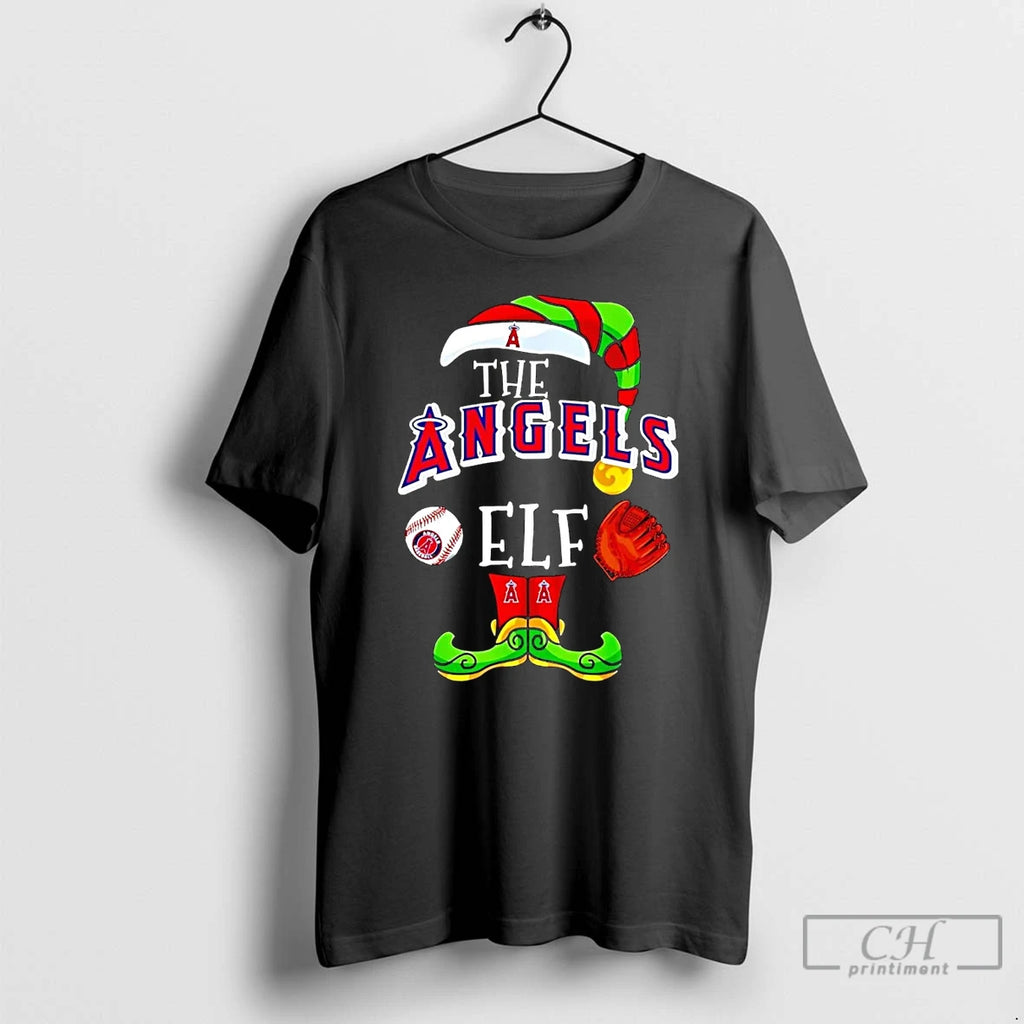 Classic The Los Angeles Angels Elf Christmas T Shirts Hoodie Longsleeve