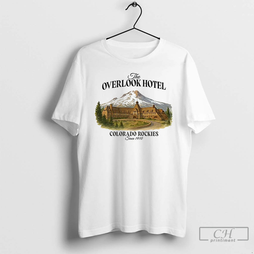 Classic The Overlook Hotel The Shining Colorado Rockies Since 1910 T Shirts Hoodie Longsleeve