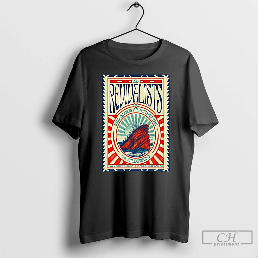 Classic The Revivalists October 9 2025 Red Rocks Amphitheatre In Morrison Co Long Sleve