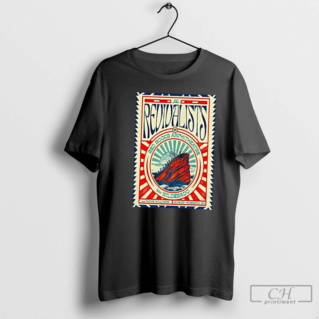 Classic The Revivalists October 9 2025 Red Rocks Amphitheatre In Morrison Co T Shirts