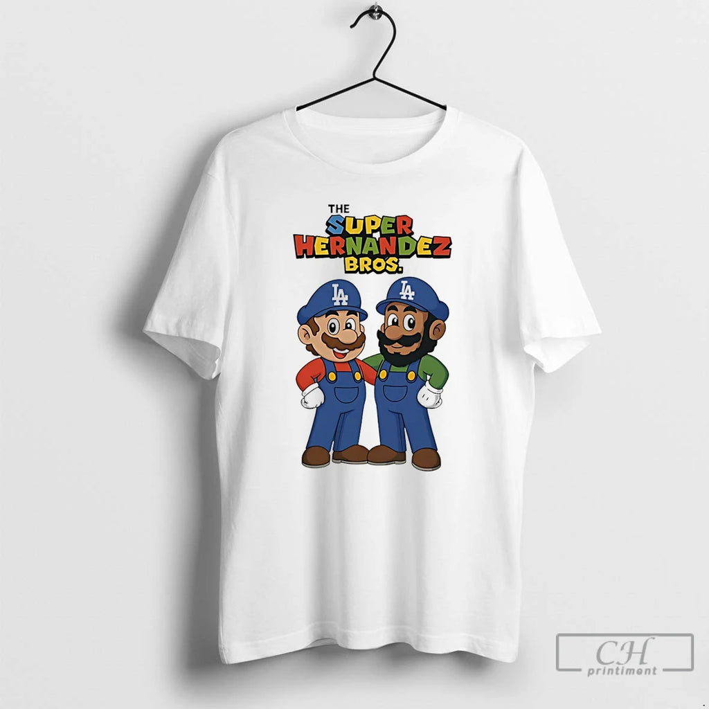Classic The Super Hernandez Bros Kike Hernandez And Teoscar Hernandez T Shirts Hoodie Longsleeve