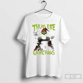 Classic Thug Life Grinch Christmas Friends White T Shirts