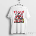 Classic Thug Life Santa Grinch Friends Christmas Vintage White T Shirts