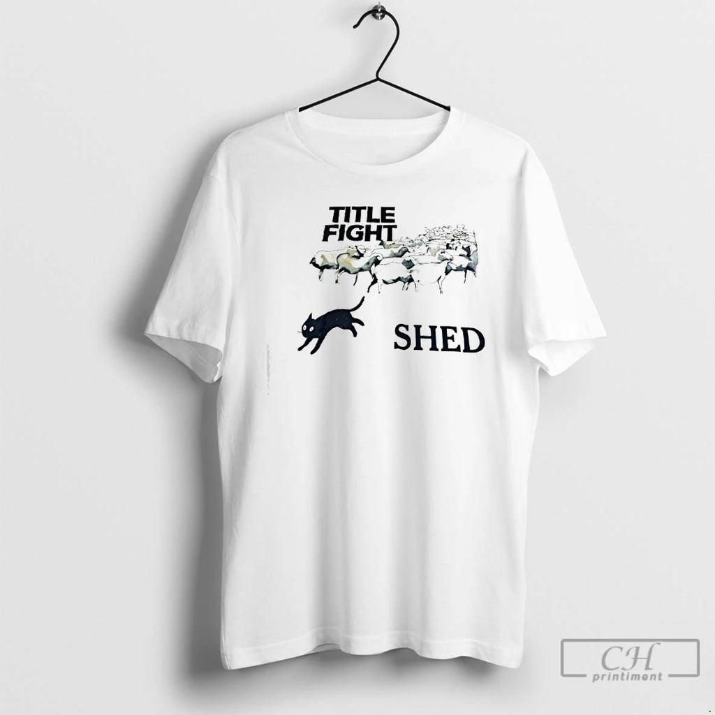 Classic Title Fight Shed Sheep And Cat T Shirts