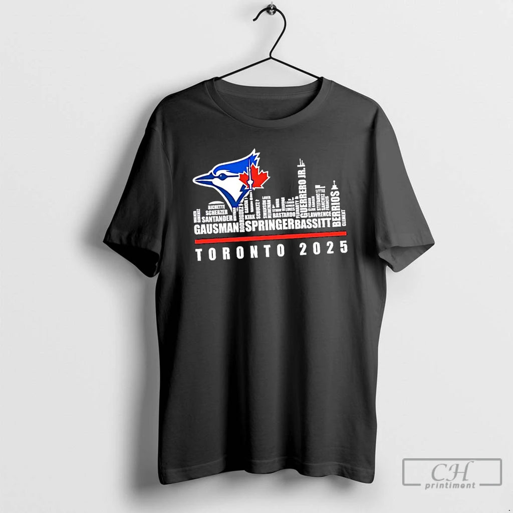 Classic Toronto Blue Jays 2025 Players Names T Shirts Hoodie Longsleeve