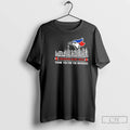 Classic Toronto Blue Jays Skyline Names Thank You For The Memories 2025 T Shirts