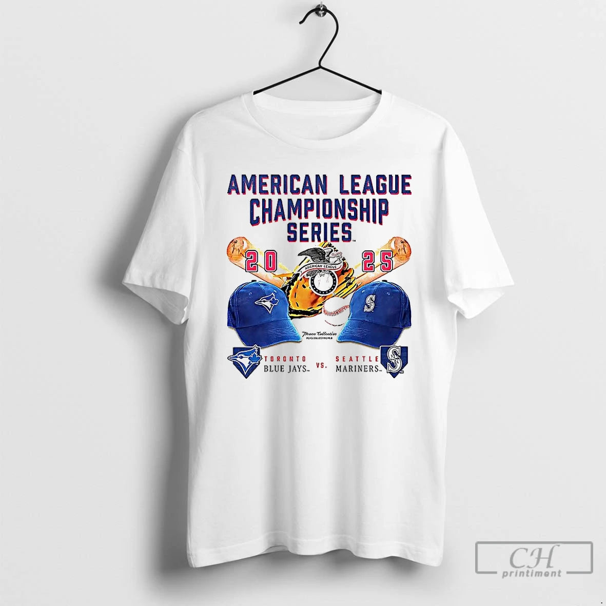 Classic Toronto Blue Jays Vs Seattle Mariners Alcs 2025 T Shirts