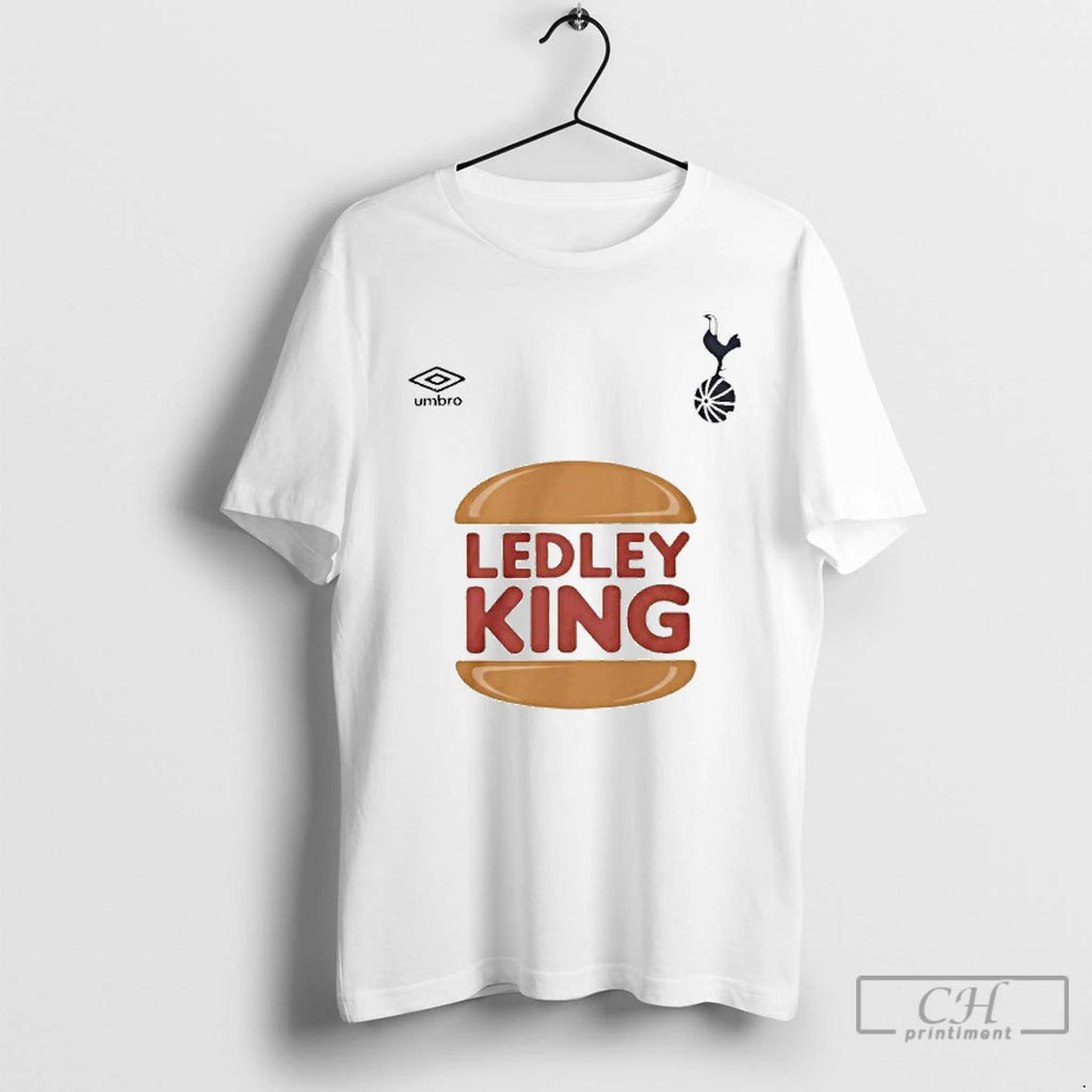 Classic Tottenham Hotspur X Ledley King Hamburger T Shirts