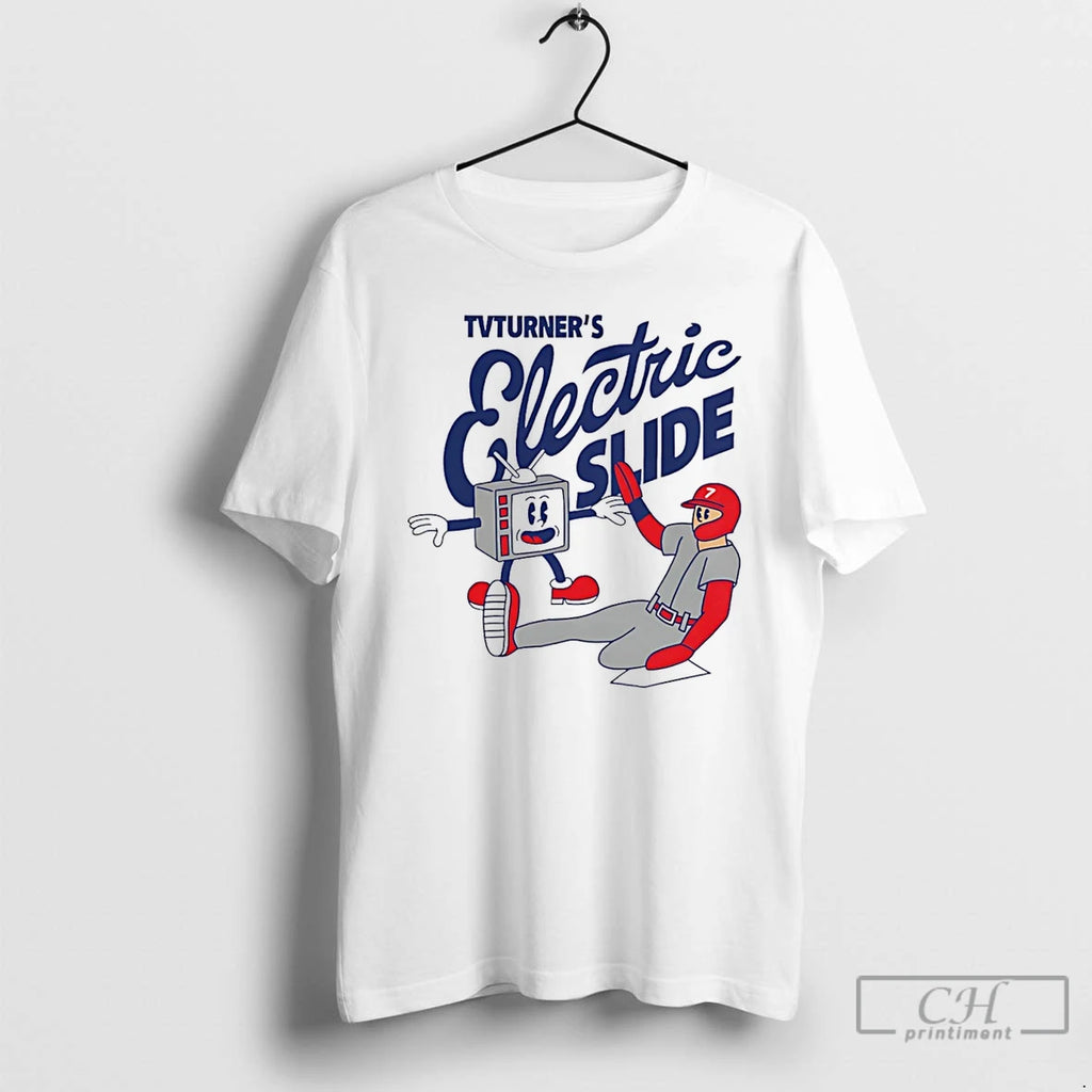 Classic Trea Turner Philadelphia Phillies Tv Turners Electric Side T Shirts Hoodie Longsleeve