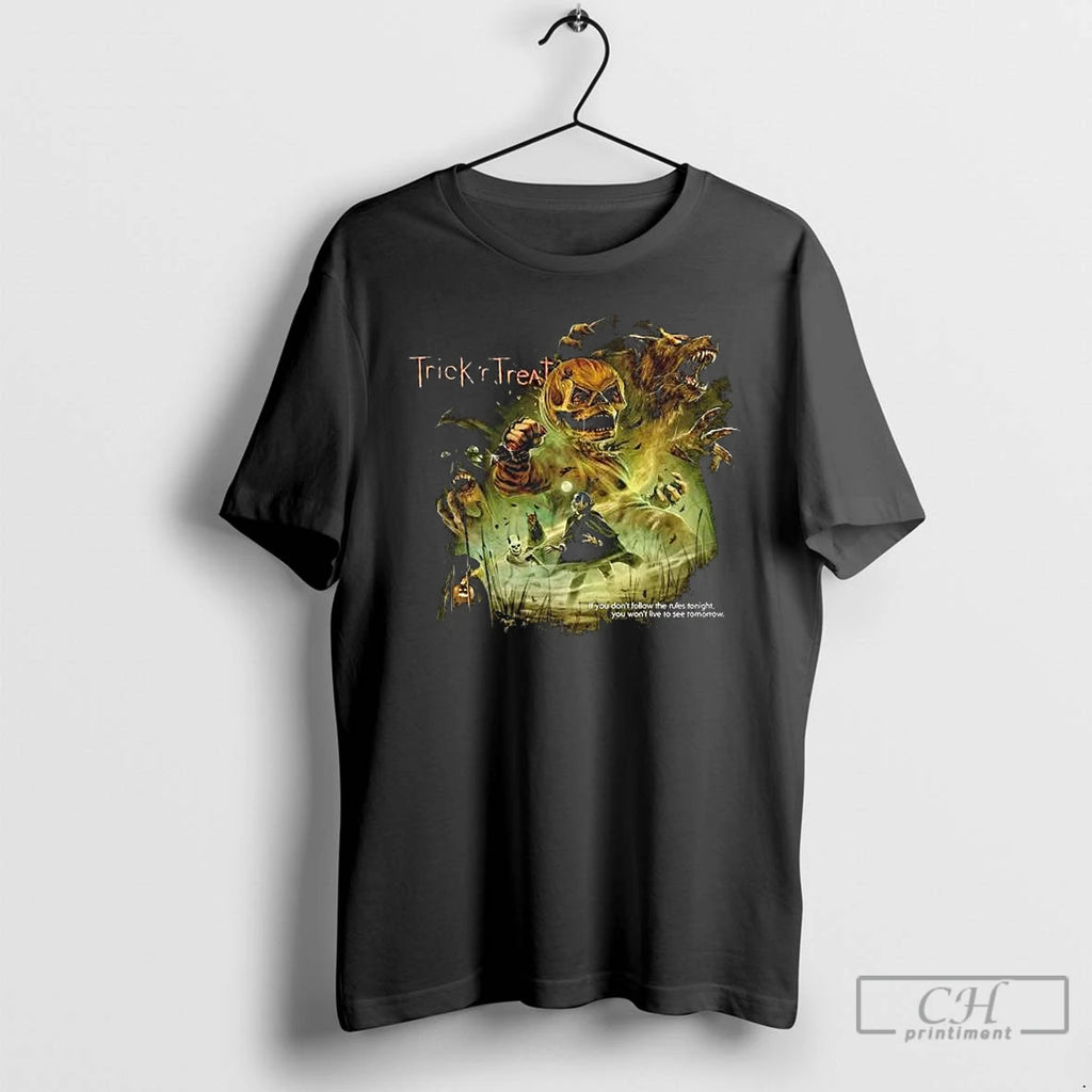 Classic Trick R Treat Sam Returns Halloween Long Sleve T Shirts Hoodie Longsleeve