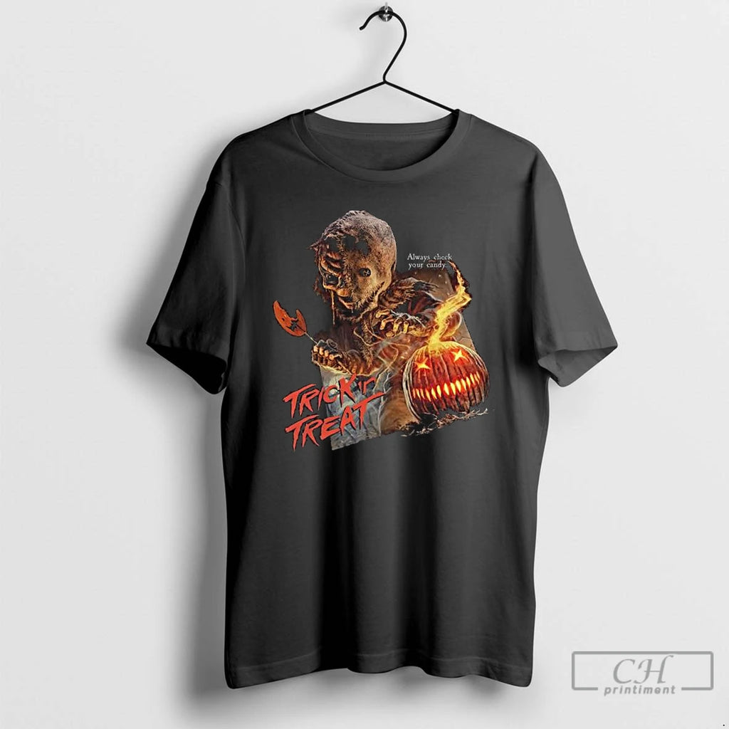 Classic Trick R Treat Sam Is Watching Halloween Long Sleve T Shirts Hoodie Longsleeve