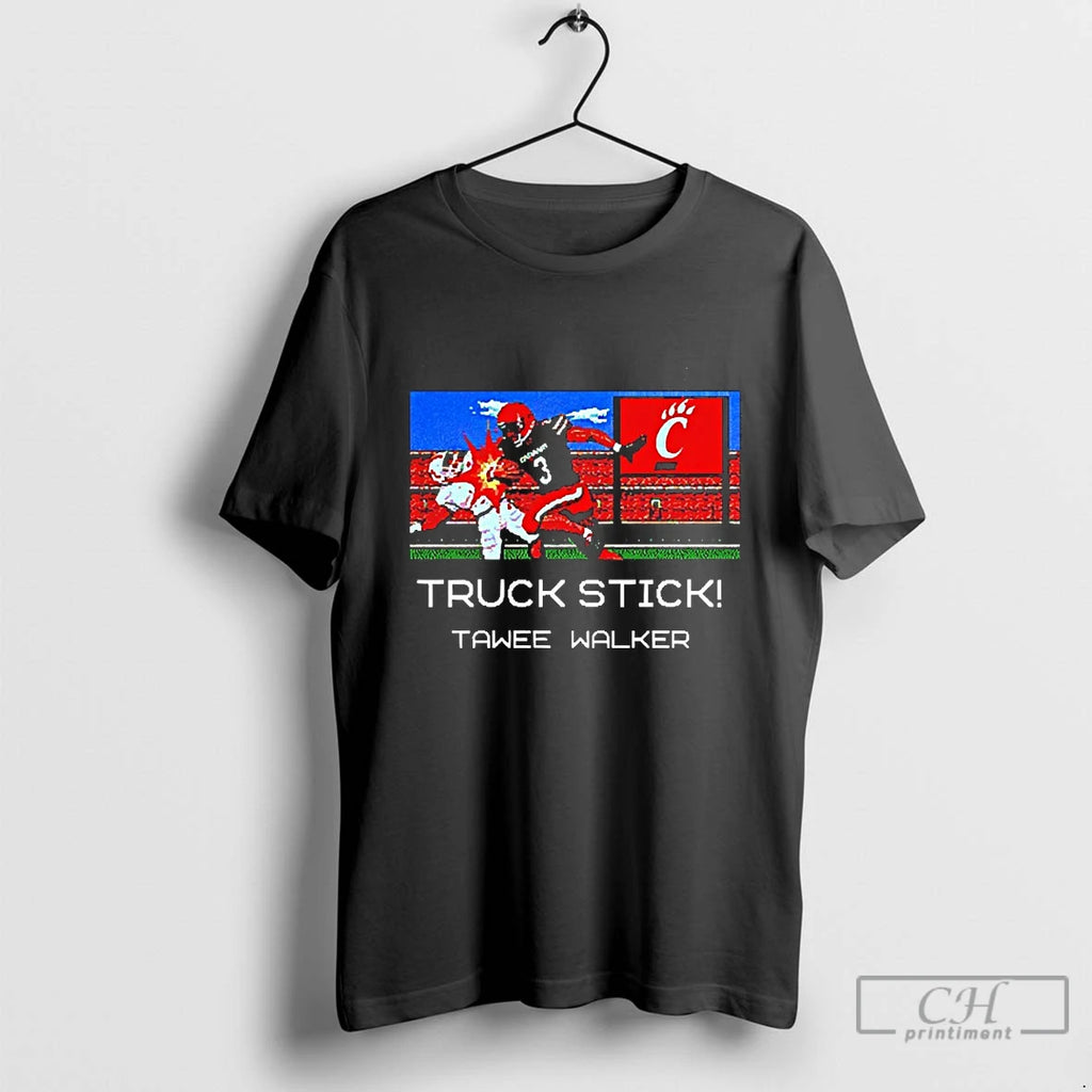 Classic Truck Stick Tawee Walker Cincinnati Bearcats Blackshirt T Shirts