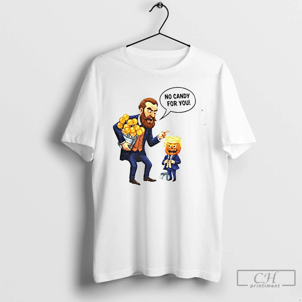 Classic Trump Nobel Peace Prize No Candy For You Trumpkin Halloween T Shirts
