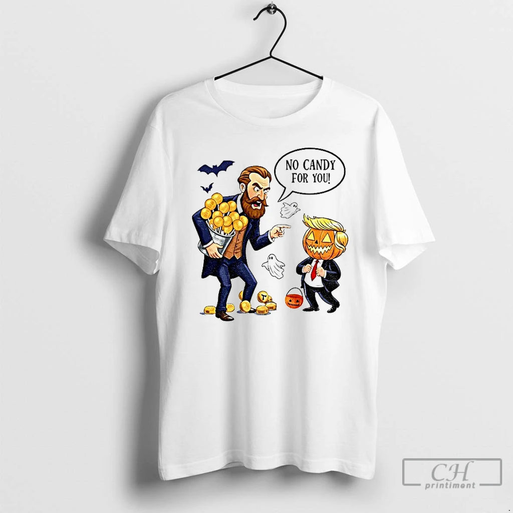 Classic Trump Nobel Peace Prize Trumpkin Halloween No Candy For You T Shirts