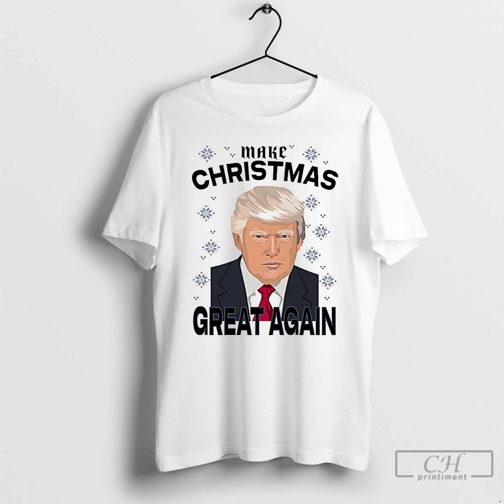 Classic Trump Make Christmas Great Again T Shirts