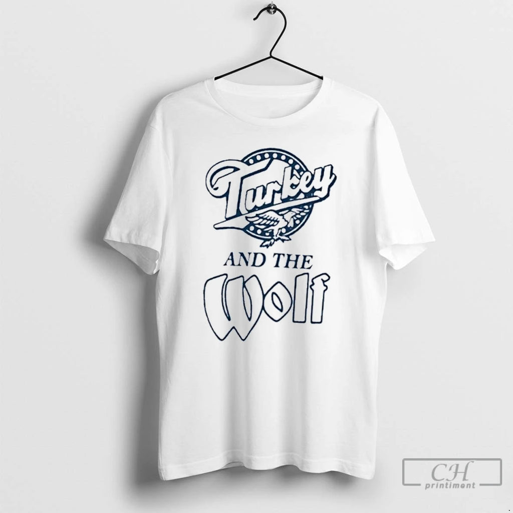 Classic Turkey And The Wolf Turkey Time T Shirts
