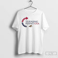 Classic Turning Point Usa Charlie Kirk X Montana State Logo 2 Sided T Shirts